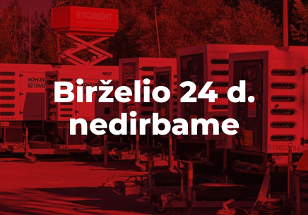 Birželio 24 d. nedirbame